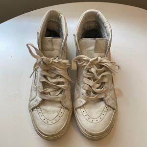 Leather High top Vans Sneakers